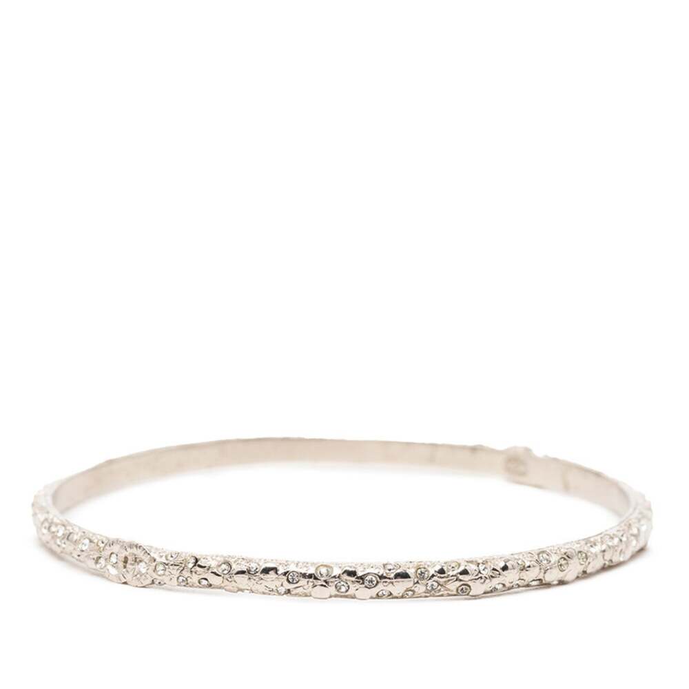 Chanel Cc Logo Bracelet Silver-Tone #256769C96B - Picture 2 of 5